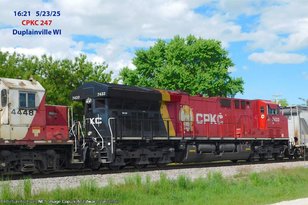 Trainling flank on CPKC 247